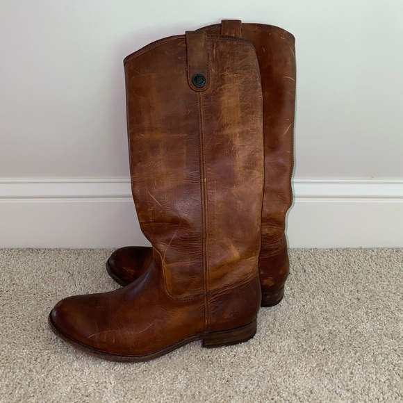 Frye leather boots. Worn once - Picture 2 of 3